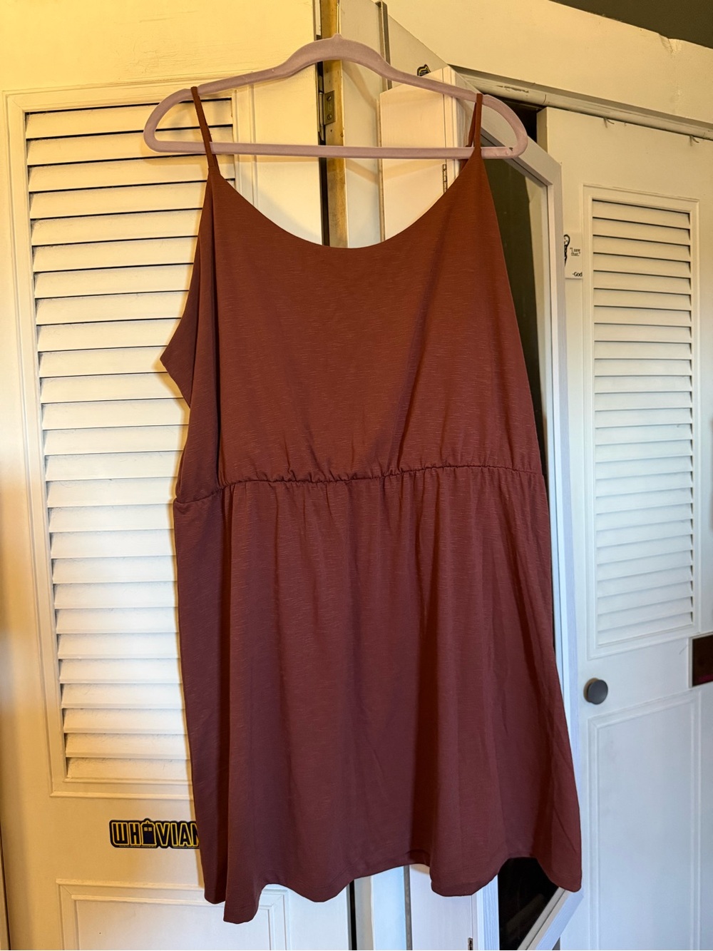 Old Navy Rust Spaghetti Strap Mini Dress